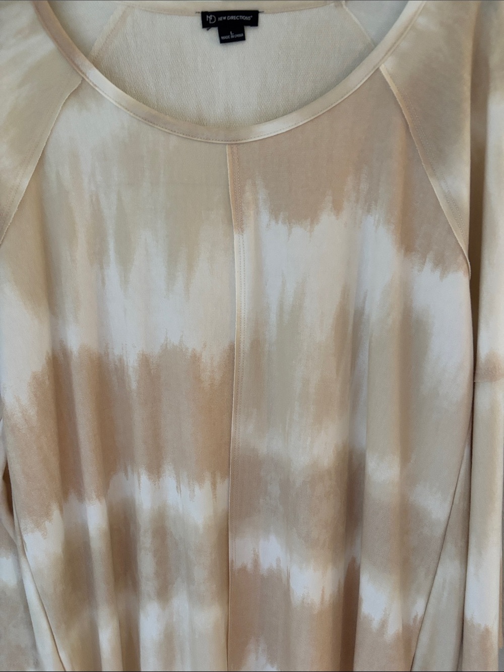 New directions ladies causal top L. $12